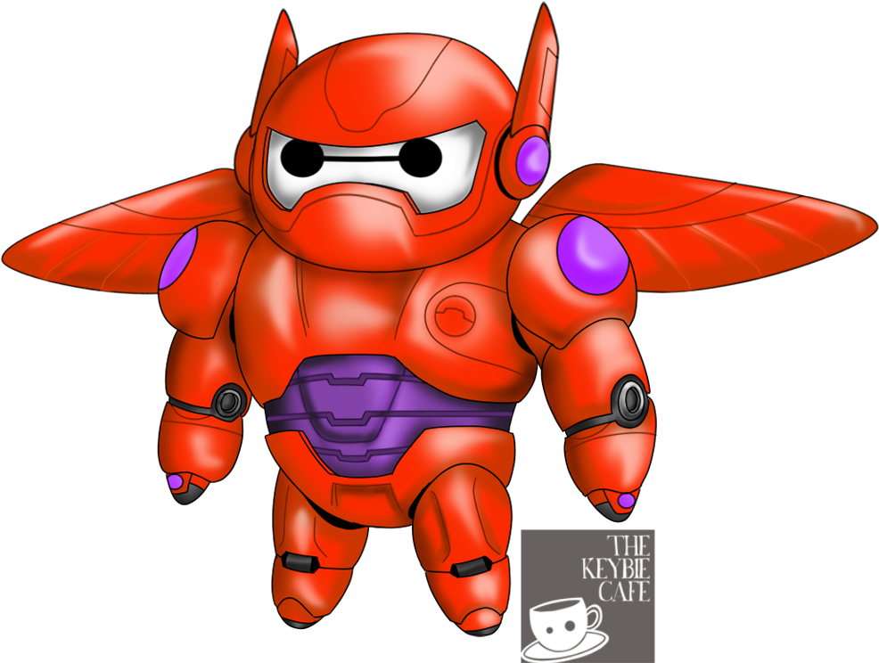 Cellphone Strap - Big Hero Baymax Chibi Clipart (1000x1000), Png Download