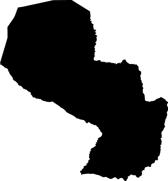 Full Map - Paraguay Capital City Map Clipart (576x620), Png Download