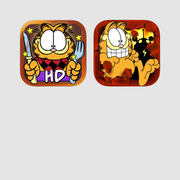 Feed Garfield & Garfield's Escape Pack On The App Store - Hungry Garfield Clipart (630x630), Png Download