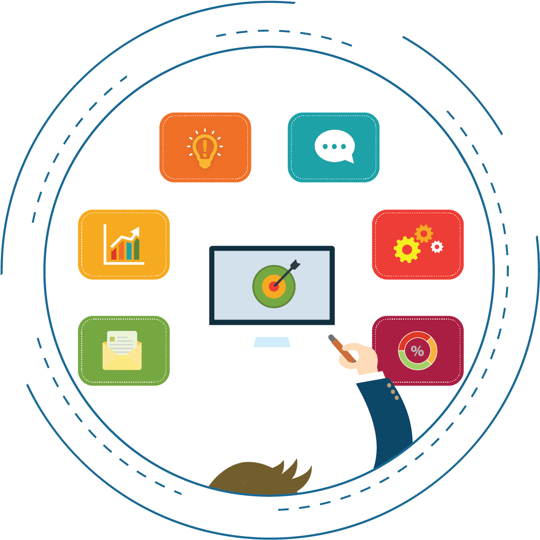 Circle Clipart (1251x1168), Png Download