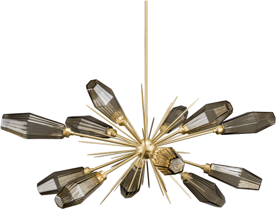 Aalto Oval Starburst - Chandelier Clipart (600x600), Png Download