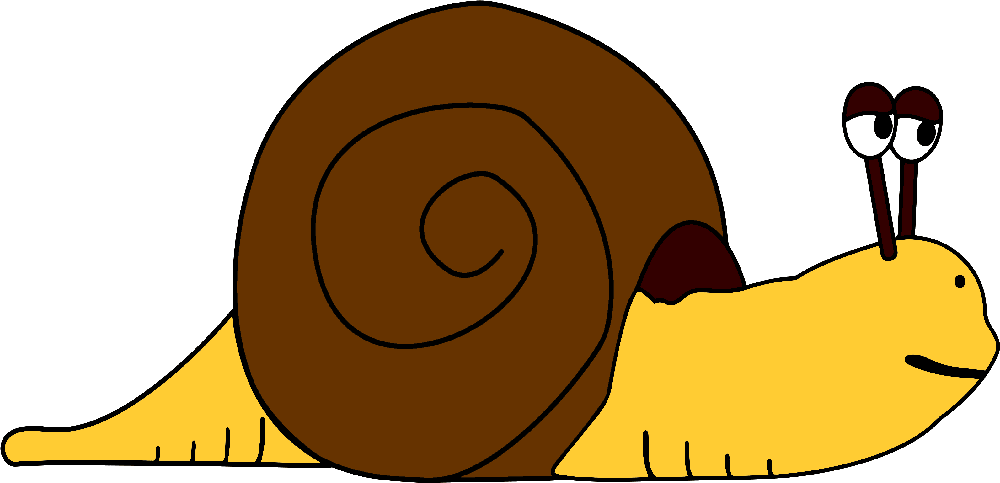 Cliparts Kostenlos Free - Schnecke Clipart Kostenlos - Png Download (3510x2482), Png Download