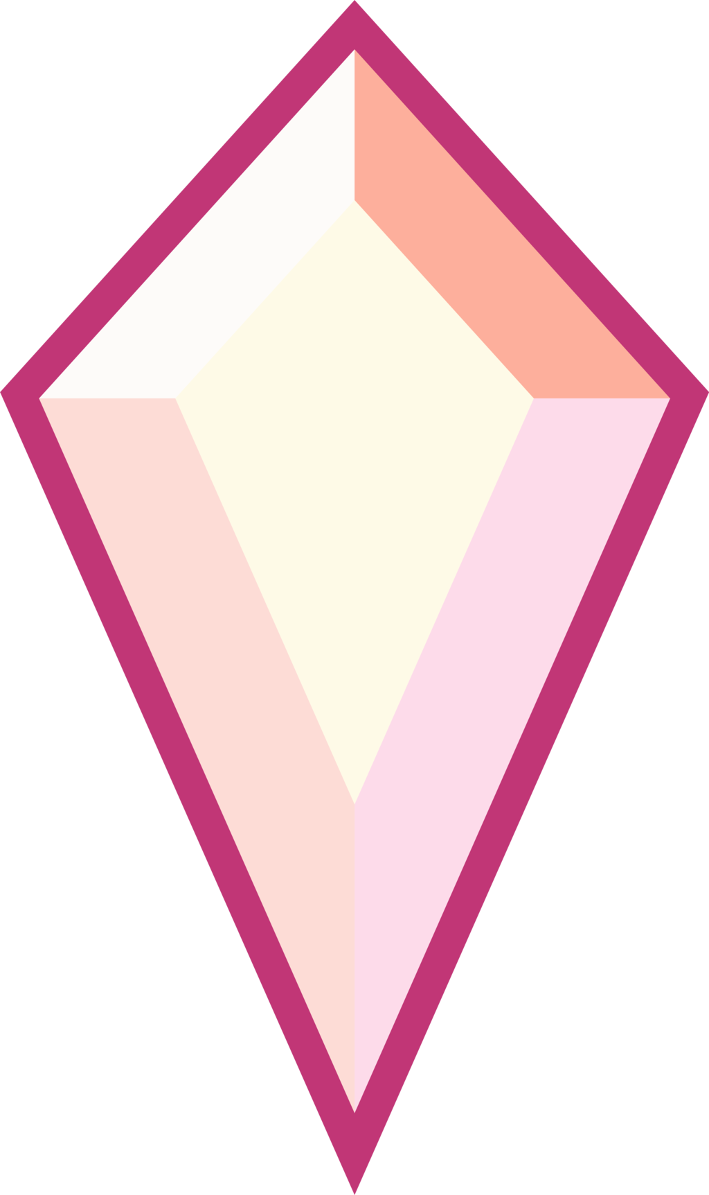 Diamond Clipart Pink - Pink Diamond Gem Steven Universe - Png Download (689x1160), Png Download