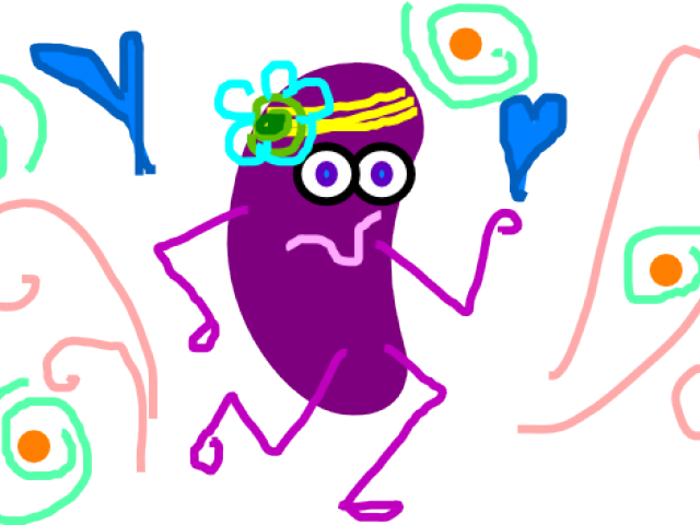 Jelly Bean Clipart Dancing - Png Download (640x480), Png Download
