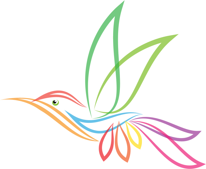 Top Notch Gardening, Grass Cutting, Weed Control & - Abstract Hummingbird Clipart (700x587), Png Download
