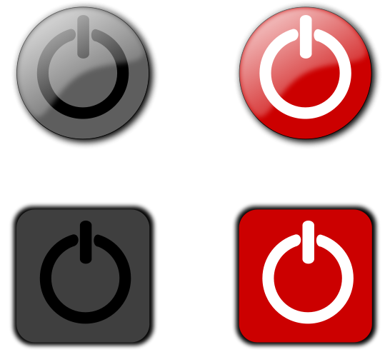 Free Poweroff - Circle Clipart (566x800), Png Download