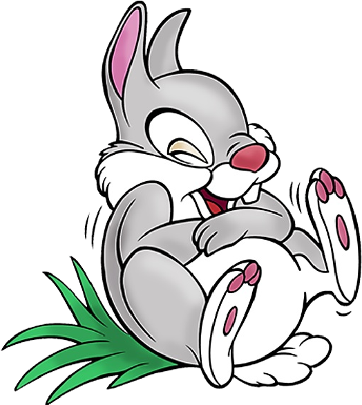 Bambi Clip Art Page - Laughing Bunny Clipart - Png Download (600x600), Png Download