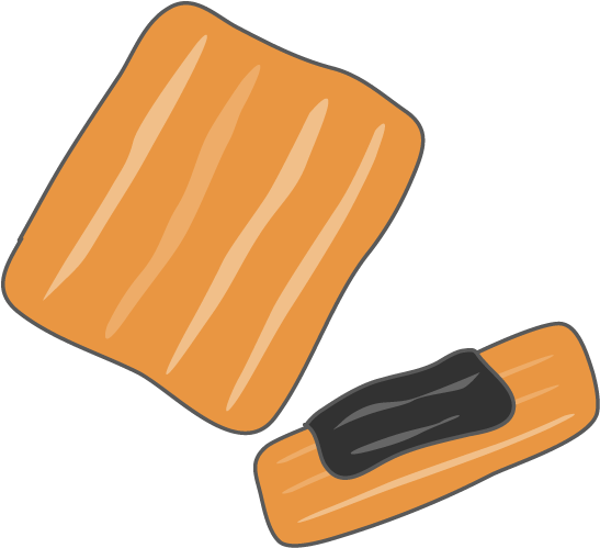 Okaki - Senbe - Free Illustration - Clip Art - Illustration - Png Download (640x640), Png Download