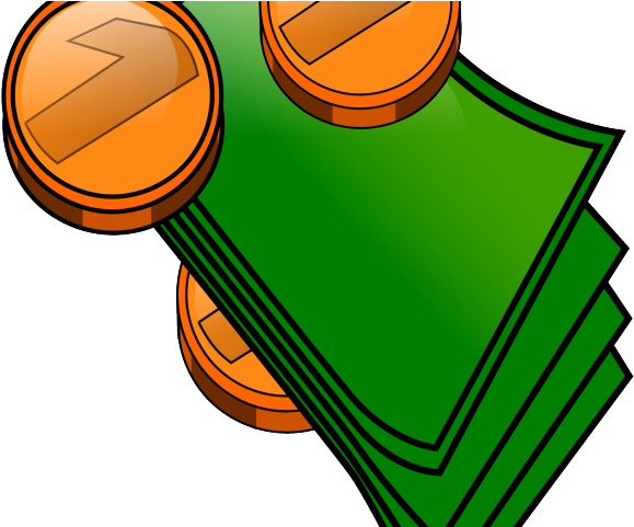 Cash Clipart Collateral - Transparent Background Coins Clipart - Png Download (640x480), Png Download