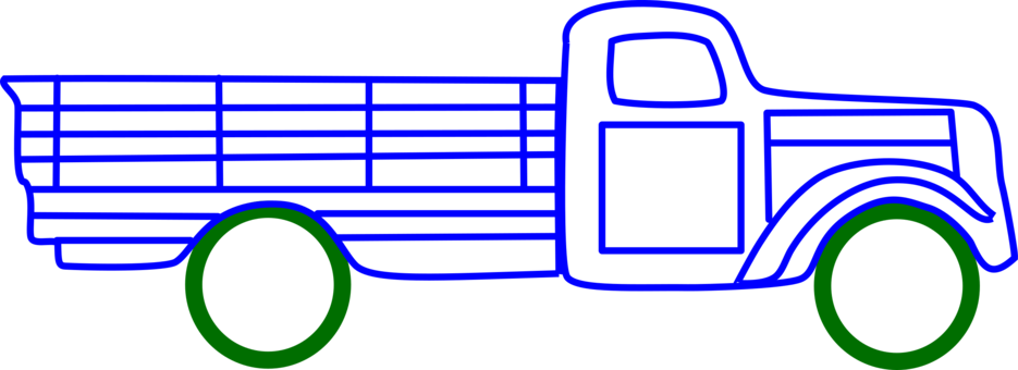 Computer Icons Line Art Download Drawing Truck - Force At Contact Clipart (935x340), Png Download