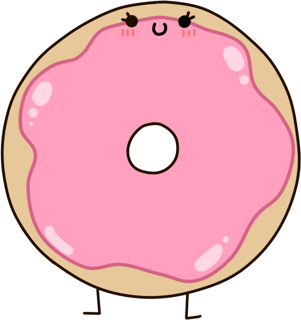 Image - Doughnuts0987650 - Doughnuts Wiki - Seton 70323 Fluorescent November Dot Labels,black Inated,roll Clipart (826x826), Png Download