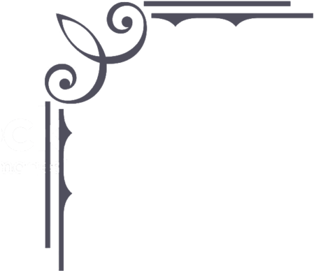 Vintage Border Line Png Clipart Black And White - Ornamental Design Png Transparent Png (1024x576), Png Download