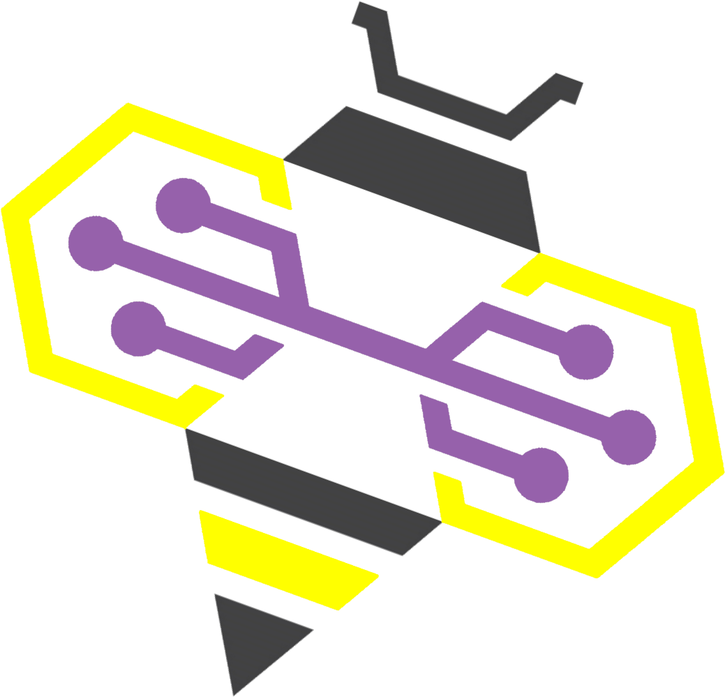 Market Bees Clipart (1082x1024), Png Download