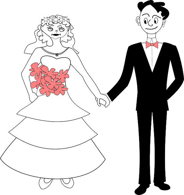 Marriage Looks Like This For Approximately Three Minutes - Pengantin Pria Vektor Clipart (602x640), Png Download