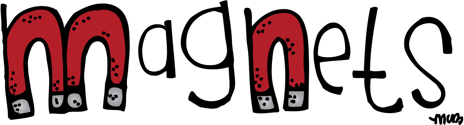 My - Magnet Clip Art Melonheadz - Png Download (1600x431), Png Download