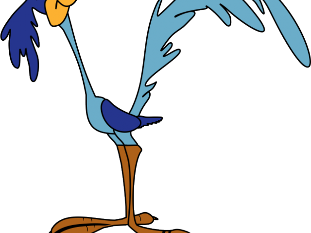 Roadrunner Clipart Transparent - Monitos Animados De Color Azul - Png Download (640x480), Png Download