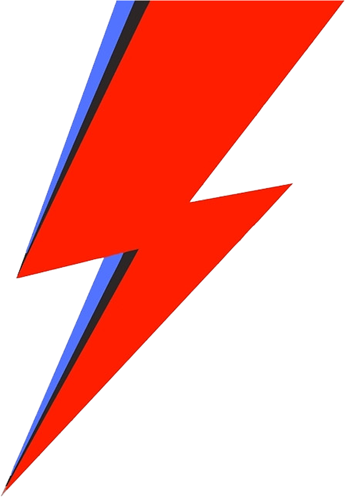 Download Red Lightning Bolt Png David Bowie Lightning Bolt Logo