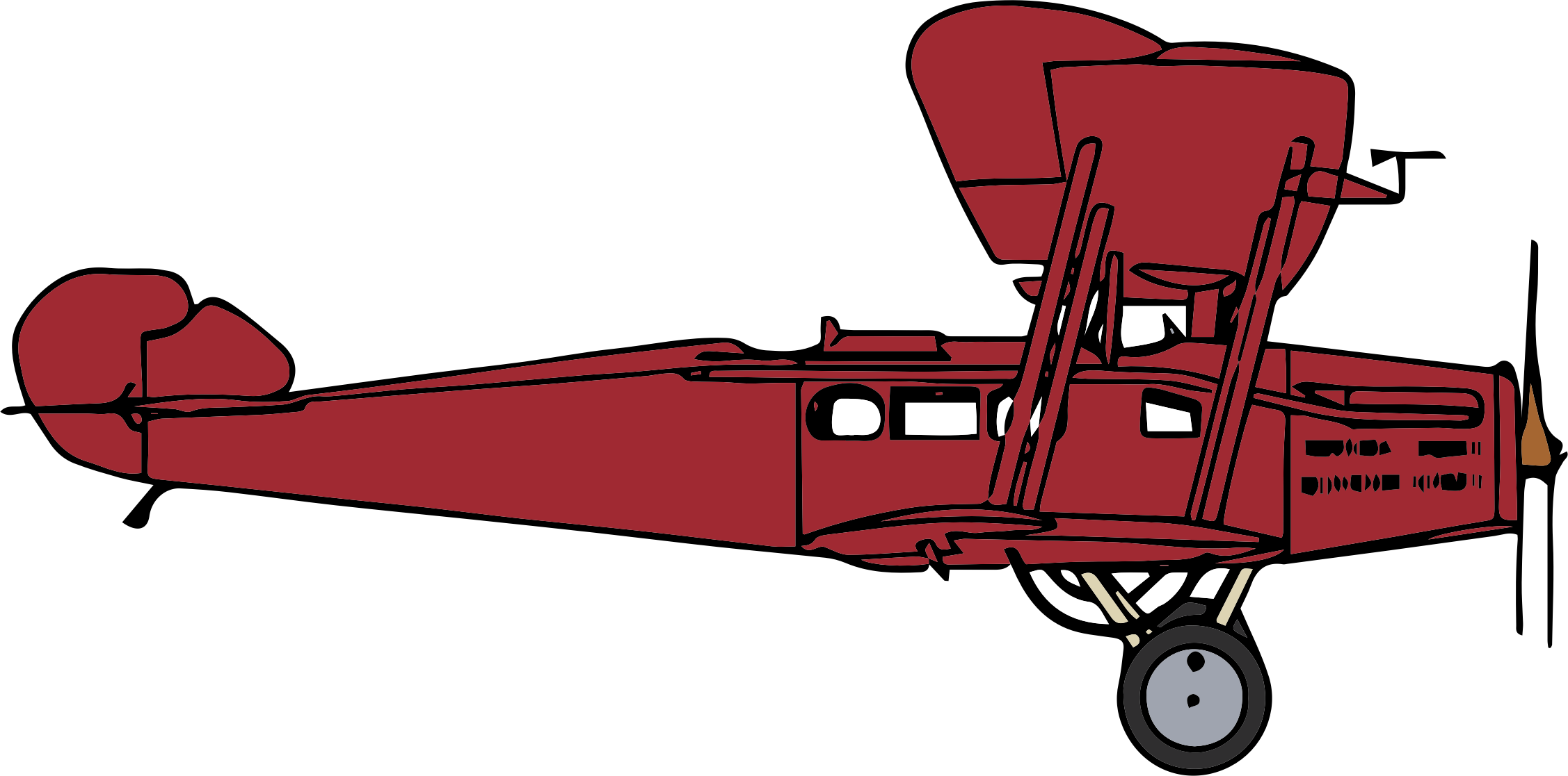 Graphic Royalty Free Sopwith Antelope Color Big - Sopwith Aviation Company Clipart (2254x1117), Png Download