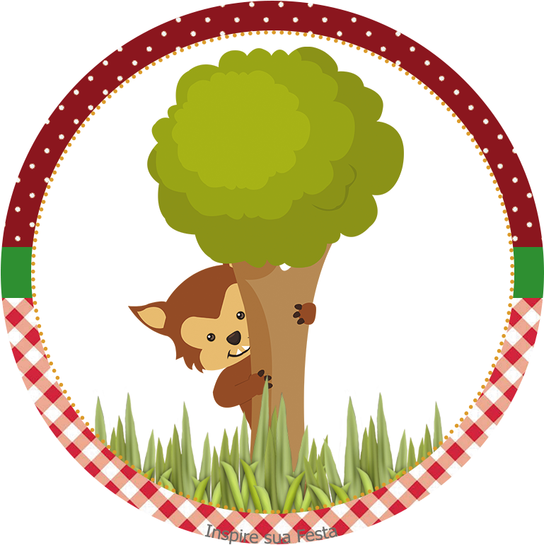 Tag Chapeuzinho Vermelho Para Imprimir Clipart (827x827), Png Download