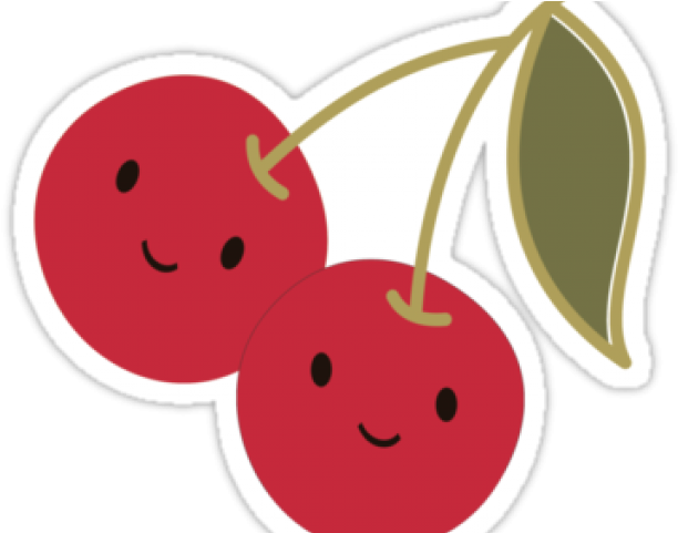 Cherry Clipart Kawaii - Kawaii Cherries - Png Download (640x480), Png Download