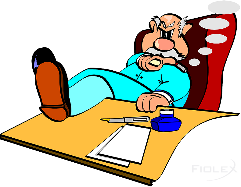 Böser Chef - Böser Chef Clipart - Png Download (800x613), Png Download