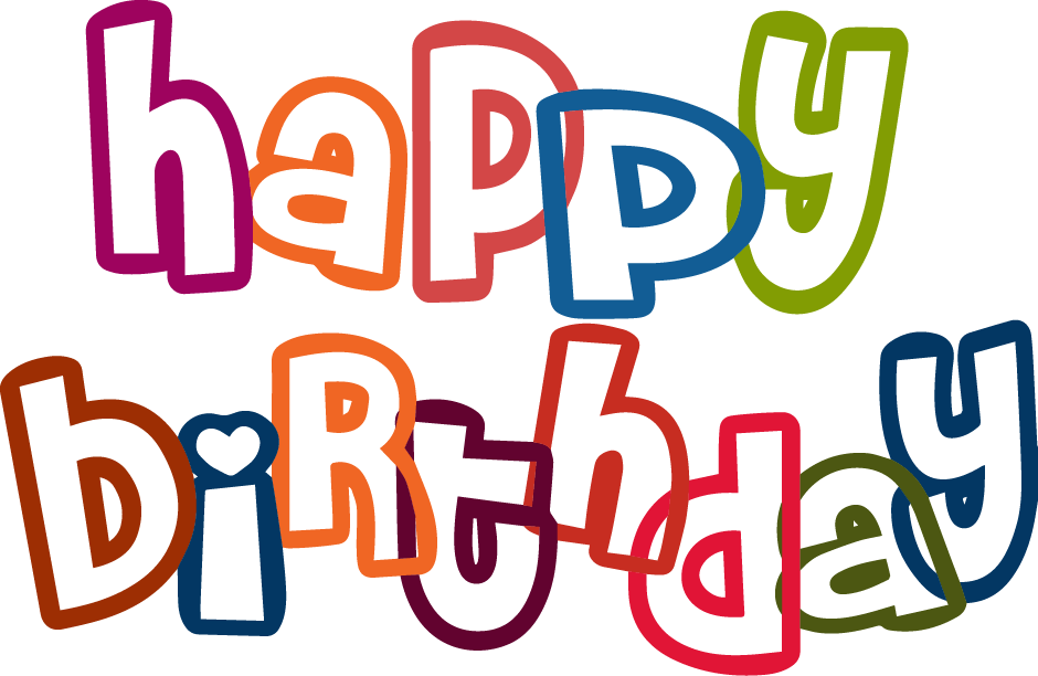 Happy Birthday Pictures Text Png - Happy Birthday Clipart Transparent Png (940x612), Png Download