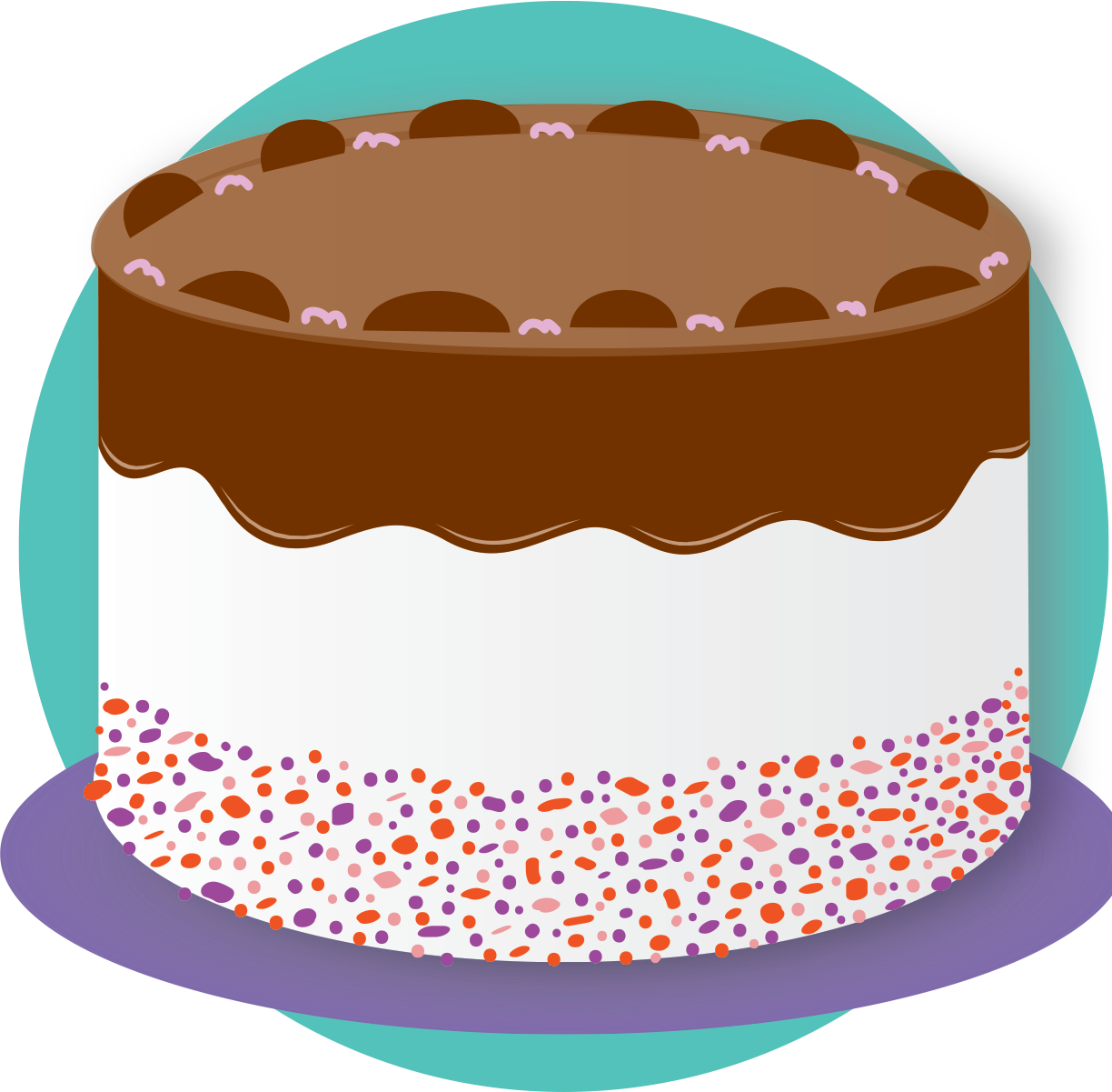 Ice Cream Cakes - Ice Cream Cake Clip Art - Png Download (1224x1201), Png Download