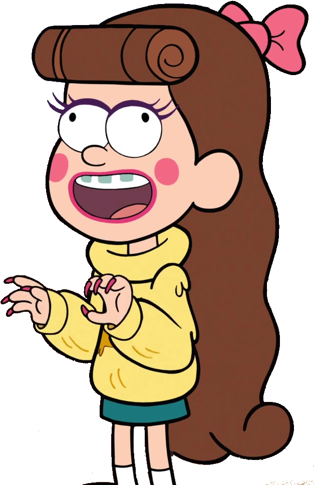 Chat-text Aol International 1 / - Gravity Falls Mabel Png Clipart (637x979), Png Download