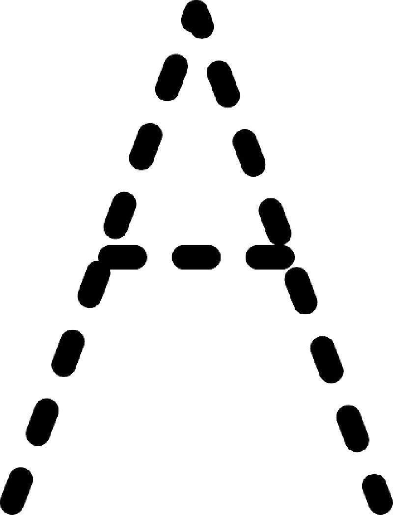 Download Clip Art Black And White Stock Super Saiyan - Alphabet Tracing Letter - Png Download (549x720), Png Download