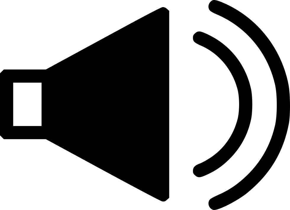 Audio Loud Sound Comments - Loud Sound Clipart (980x712), Png Download