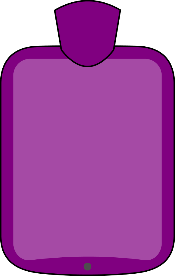 Free Water Droplet Outline, Download Free Clip Art, - Hot Water Bottle Clip Art - Png Download (600x947), Png Download