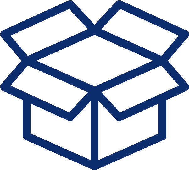 Icon Of Cardboard Box - Cardboard Box Icon Png Clipart (636x592), Png Download