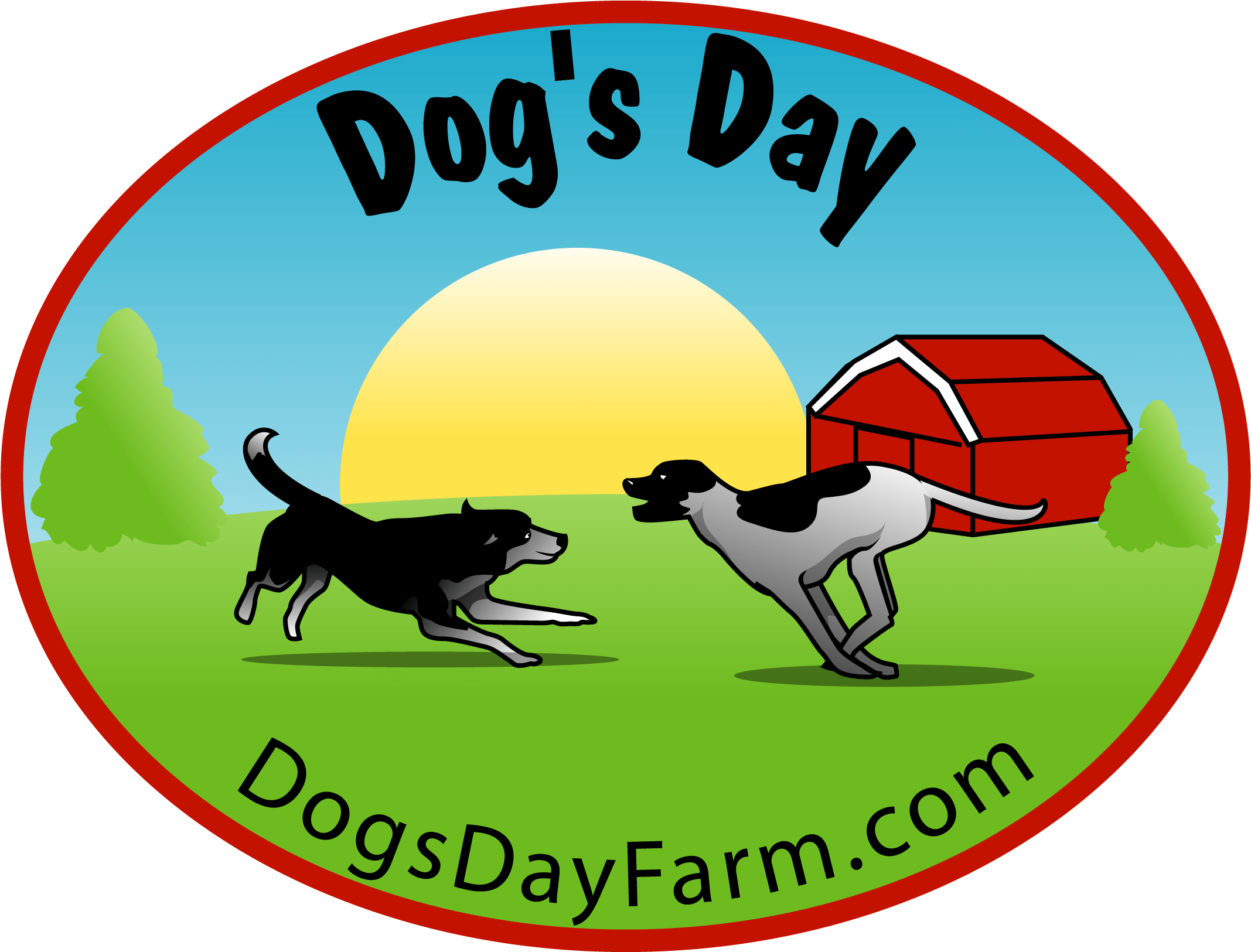 Dog's Day Clipart (2286x1713), Png Download