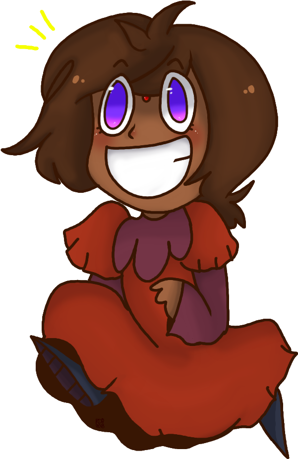 Joyful Girl - Cartoon Clipart (737x959), Png Download