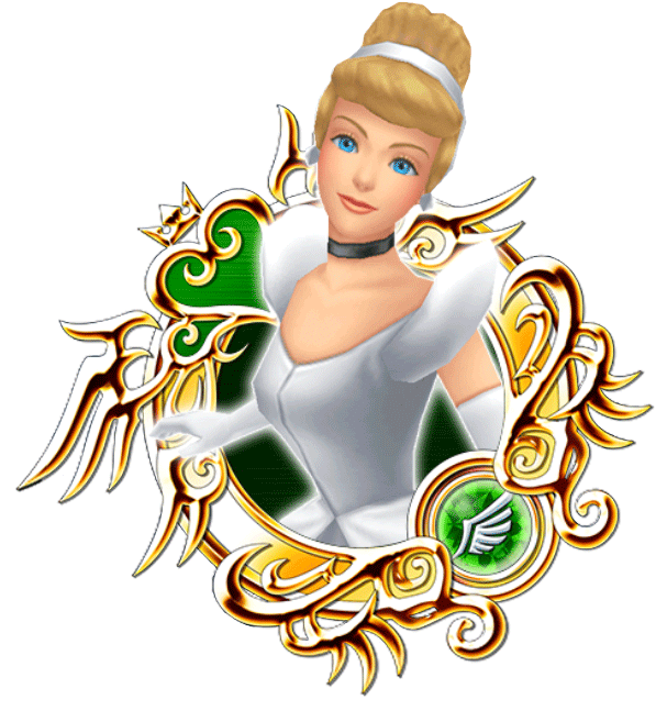 Cinderella 7 Star - Khux Stained Glass 9 Clipart (612x658), Png Download