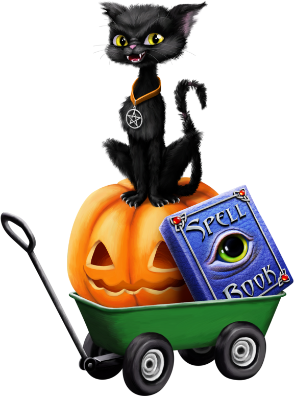 Halloween Pumpkins Halloween Clipart, Happy Halloween, - Sorciere Bonne Annee 2019 - Png Download (597x800), Png Download
