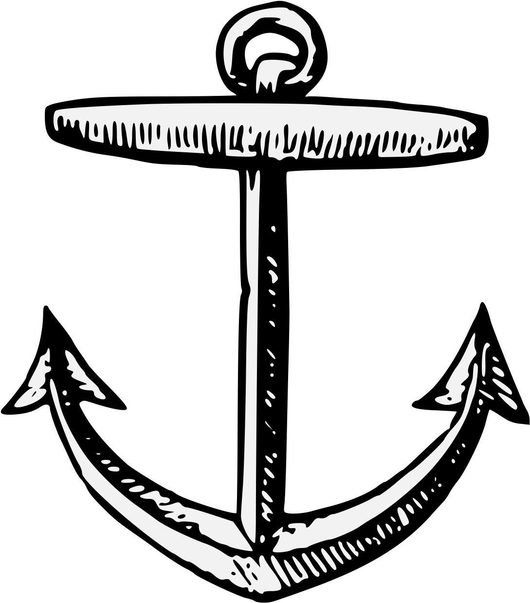 Anchor - Heraldry Anchor Clipart (1124x1274), Png Download
