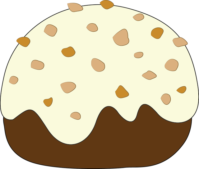 Chocolate Truffle Illustration - Apple Pie Clipart (640x544), Png Download