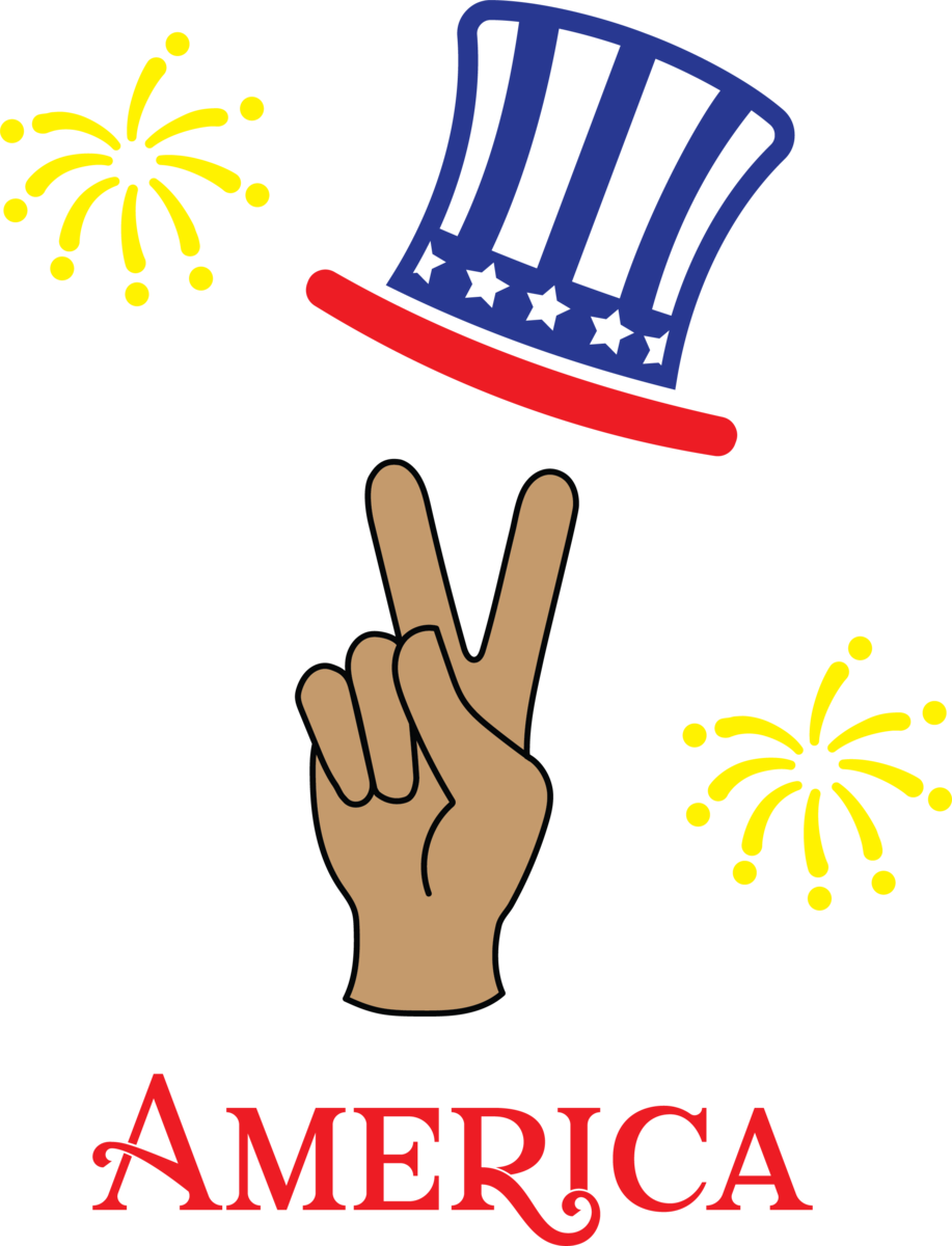 America Digital File Clipart (917x1200), Png Download