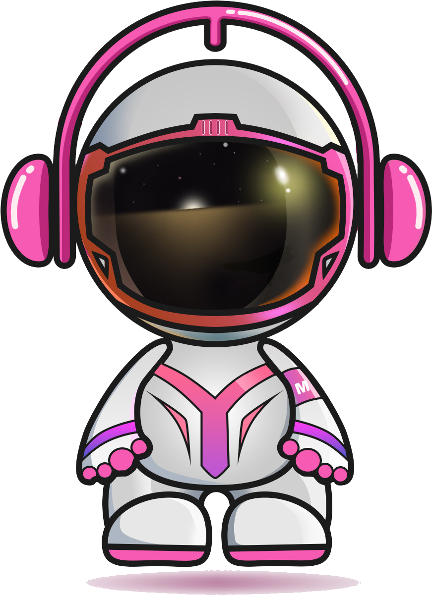 Headset Outer Helmet Headphones Space Villain In - Cartoon Clipart (1200x1300), Png Download