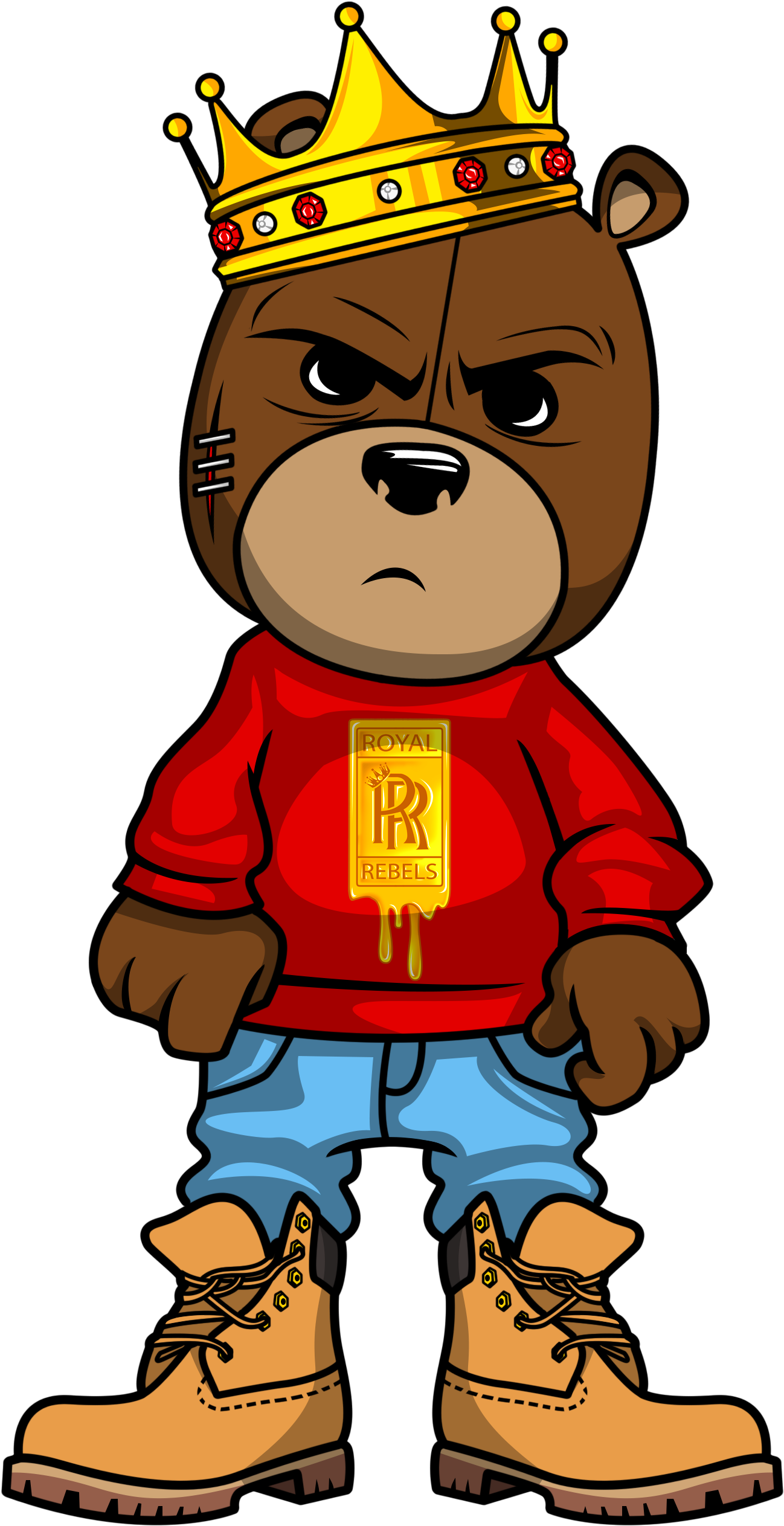 Clothing - Cartoon Clipart (1298x2526), Png Download