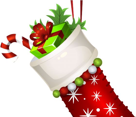 Christmas Ornament Clipart Transparent Png - Vintage Christmas Stocking Clipart (640x480), Png Download
