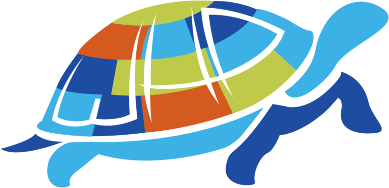 Whp Colour Just Turtle - Painted Turtle Clipart (1000x751), Png Download