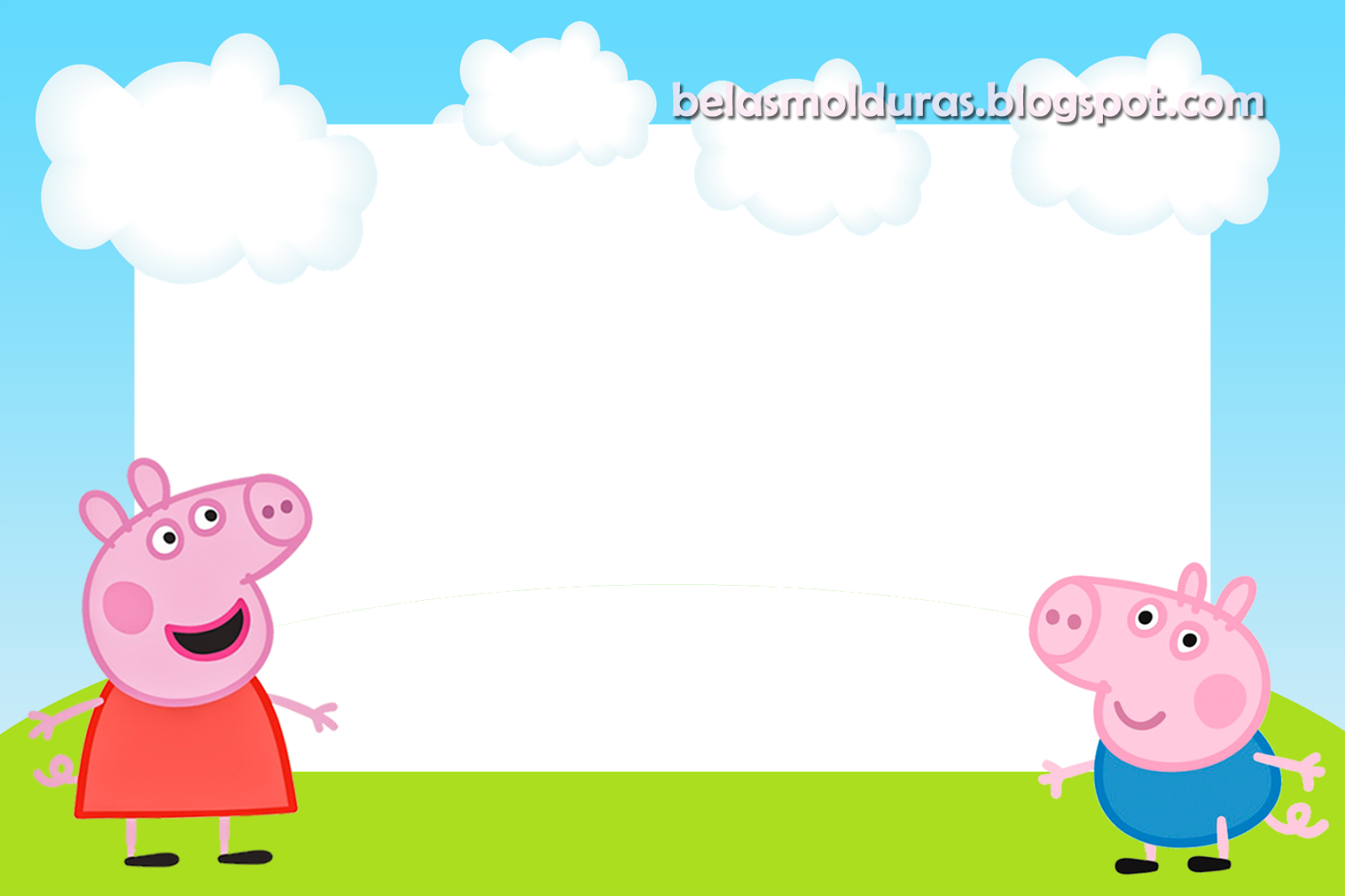 Peppa Pig And George Clipart (1600x1066), Png Download