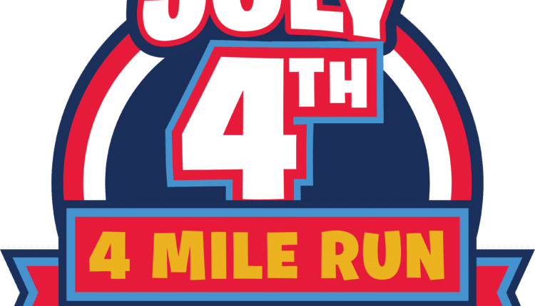 Logo July 4th Fest Run Clipart (750x430), Png Download