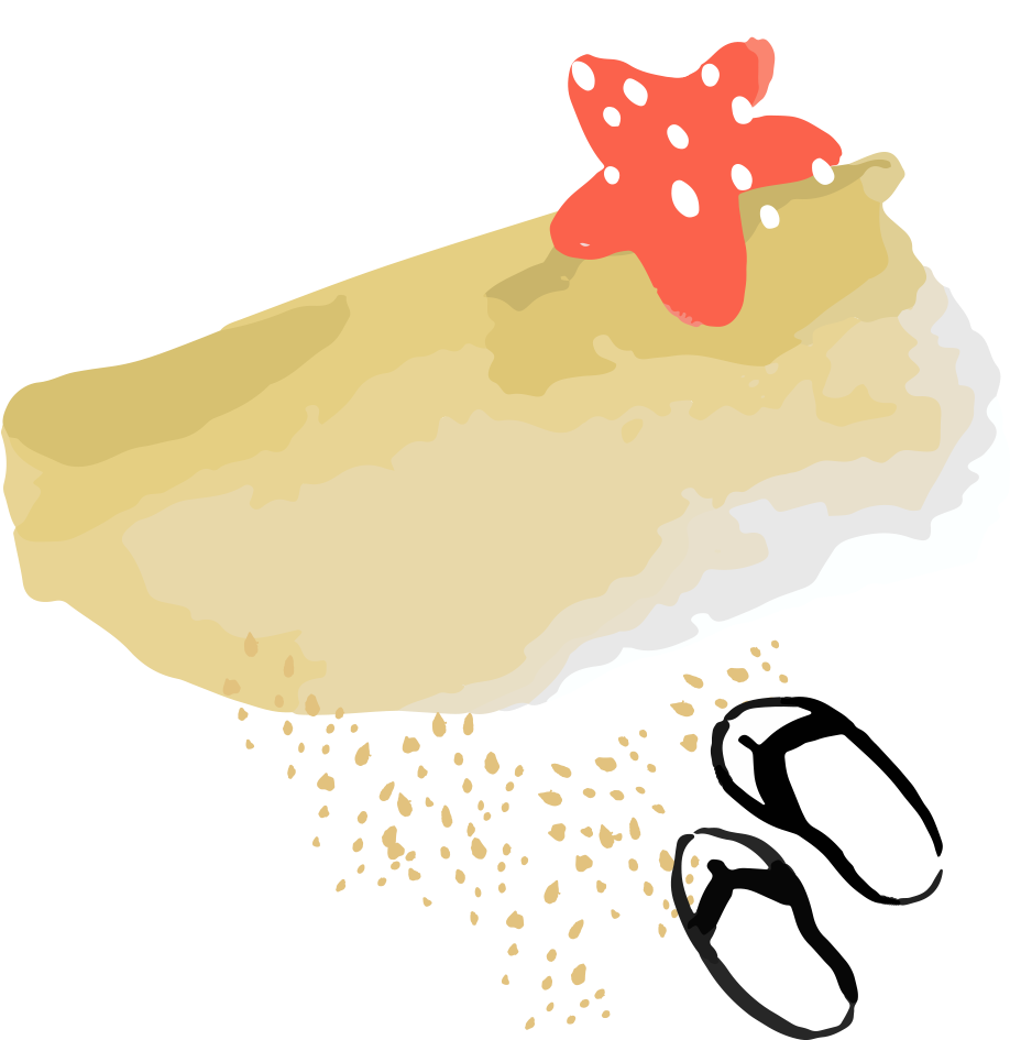 Beach Ball Clipart Watercolor - Watercolor Beach Png Transparent Png (1000x1000), Png Download