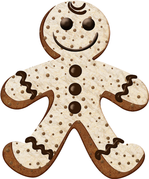 Gingerbread Clipart - Png Download (562x640), Png Download