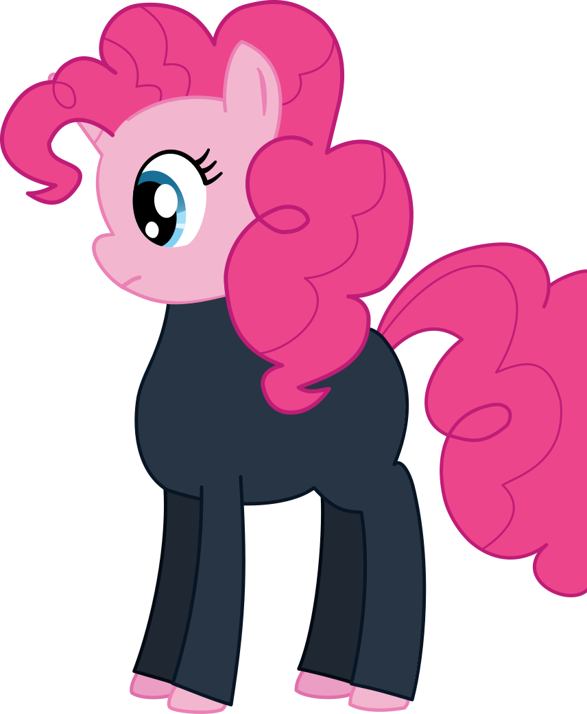 Chryssi, Pinkie Pie, Pony, Race Swap, Safe, Simple - Cartoon Clipart (856x1040), Png Download