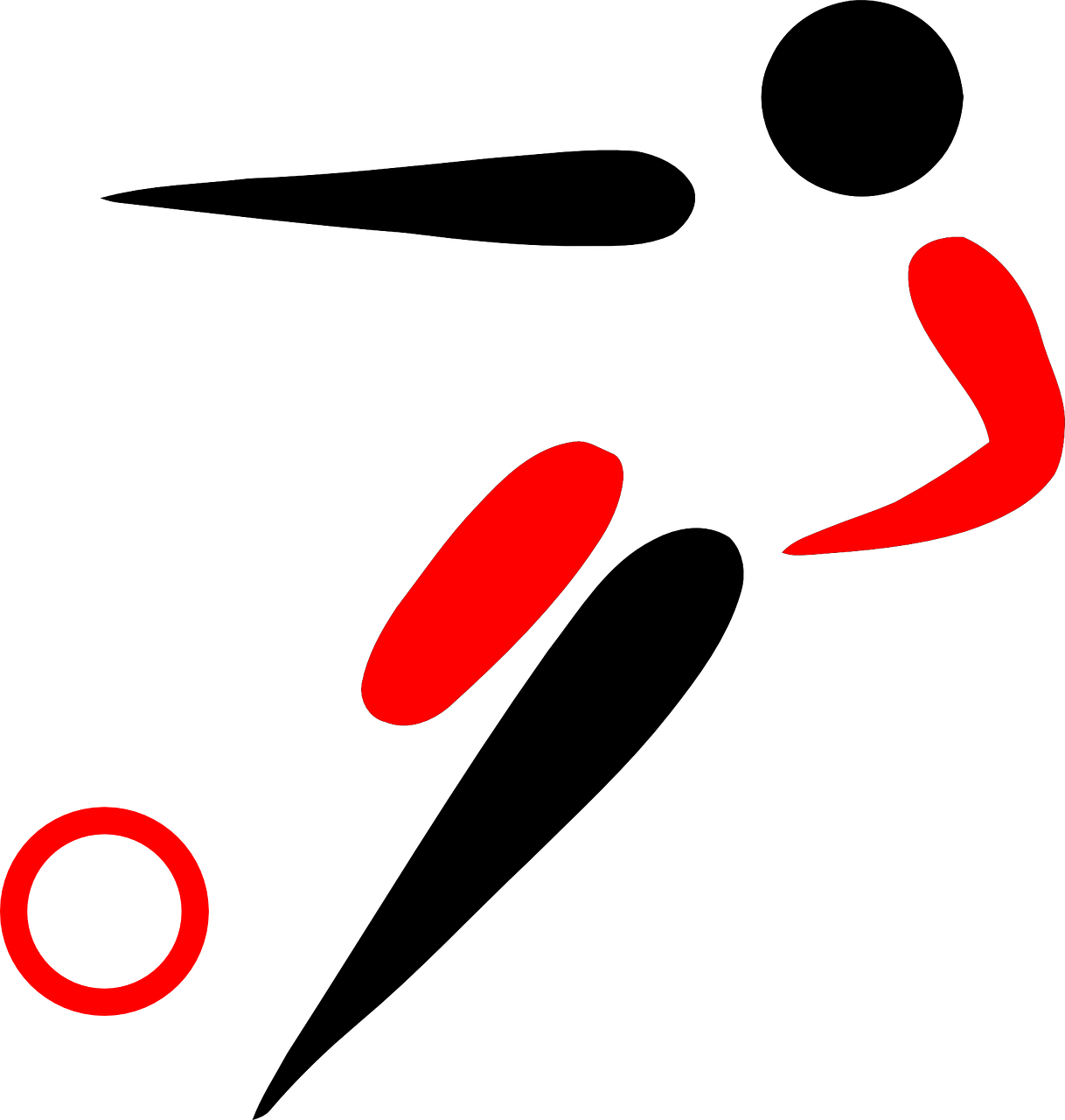 Soccer Player Football - Clipart Hardly - Png Download (1218x1280), Png Download