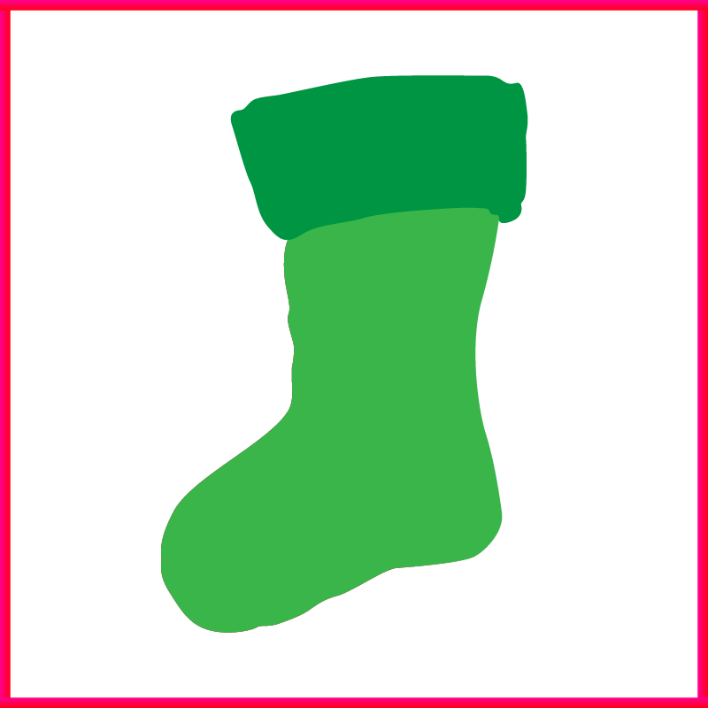 Create Christmas Gloves In Illustrator Christmas Socks - Rain Boot Clipart (800x800), Png Download
